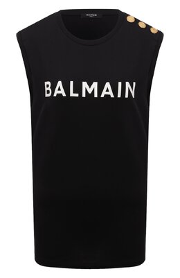 Хлопковая майка Balmain af1ed000bb02