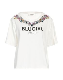 BLUGIRL BLUMARINE: Футболка со стразами 