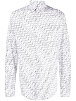 Karl Lagerfeld: Хлопковая рубашка  Signature
