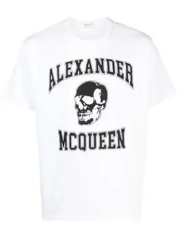 Alexander McQueen: Футболка  Skull с принтом