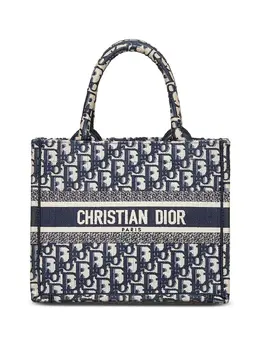 Christian Dior: Синяя сумка-шоппер