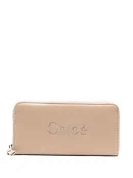 Chloé: Бежевый кошелёк 