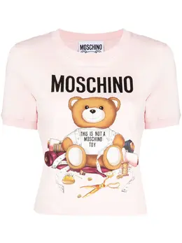 Moschino: Футболка Teddy Bear с принтом