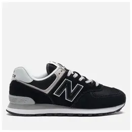 New Balance: Чёрные кроссовки  574