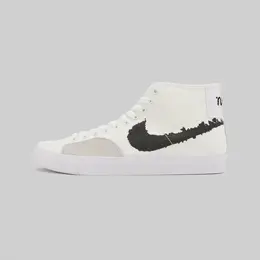 NIKE: Белые кеды SB Blazer