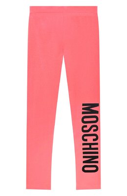 Хлопковые леггинсы Moschino hgp047/lba00/10a-14a