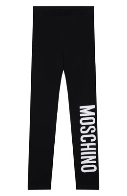 Хлопковые леггинсы Moschino hgp047/lba00/10a-14a