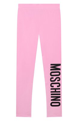 Хлопковые леггинсы Moschino hgp047/lba00/10a-14a