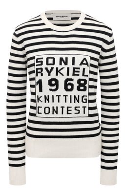 Хлопковый пуловер Sonia Rykiel 23e49u98