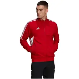 adidas: Красная толстовка 