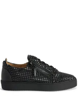 Giuseppe Zanotti: Чёрные кроссовки 