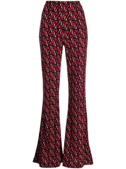 DVF Diane von Furstenberg: Расклешённые брюки