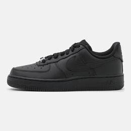 Nike: Чёрные кроссовки  Air Force 1