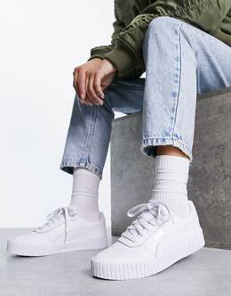 PUMA: Белые кроссовки 