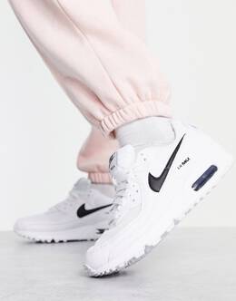 Nike: Чёрные кроссовки  Air Max 90