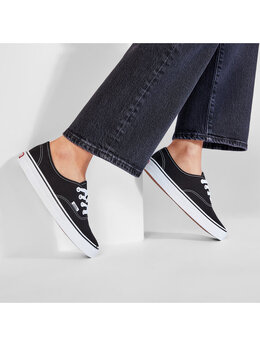 Vans: Чёрные кеды  Authentic