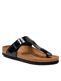 Birkenstock: Чёрные шлёпанцы  Gizeh