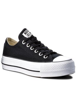 Converse: Чёрные кеды  CTAS LIFT OX