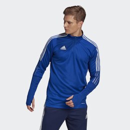 Adidas: Синяя толстовка 