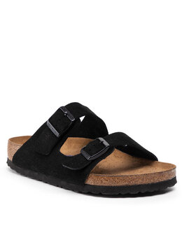 Birkenstock: Чёрные шлёпанцы  Arizona BS