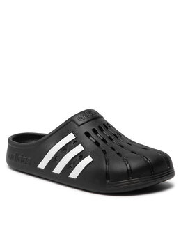 Adidas: Чёрные шлёпанцы  Adilette