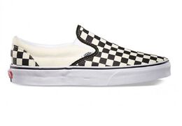 Vans: Белые мокасины Classic Slip On