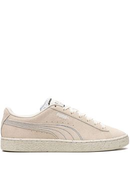 PUMA: Белые кроссовки  Suede
