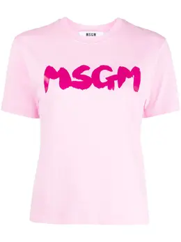 MSGM: Футболка с принтом 