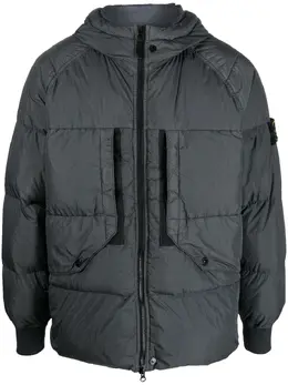 Stone Island: Куртка  Compass с воротником