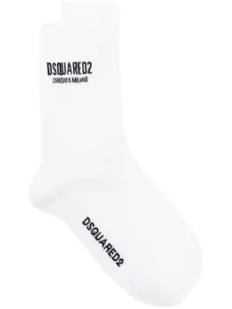 Dsquared2: Белые носки 