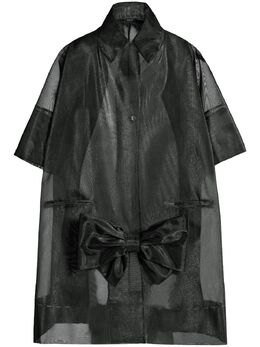 Maison Margiela: Пальто с бантом 