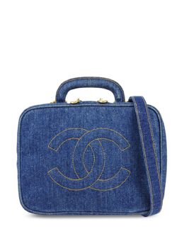 CHANEL Pre-Owned: Голубая сумка 