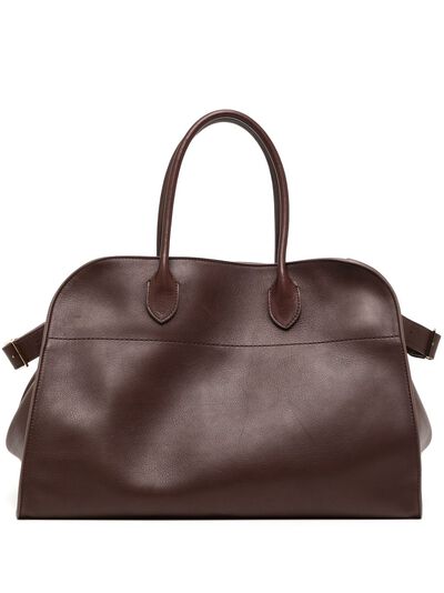 The Row Margaux 17 leather tote bag 20044954 lpn22515762 LePodium