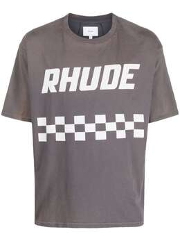 Rhude: Хлопковая футболка 