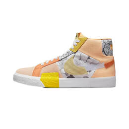 Nike: Оранжевые кеды  Blazer Mid Premium