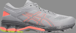 Asics: Серые кроссовки  Gel-Kayano 26