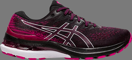 Asics: Чёрные кроссовки  Gel-Kayano 28