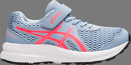 Asics: Фиолетовые кроссовки 