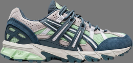 Asics: Зелёные кроссовки  Gel