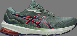 Asics: Зелёные кроссовки  GT-1000