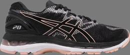 Asics: Чёрные кроссовки  Gel-Nimbus 20