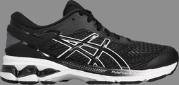 Asics: Чёрные кроссовки  Gel-Kayano 26