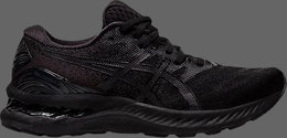 Asics: Чёрные кроссовки  Gel-Nimbus 23