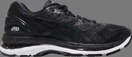 Asics: Чёрные кроссовки  Gel-Nimbus 20