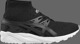 Asics: Чёрные кроссовки  Gel-Kayano Trainer Knit