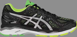 Asics: Чёрные кроссовки  Gel-Kayano 23