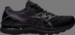 Asics: Чёрные кроссовки  Gel-Nimbus 23