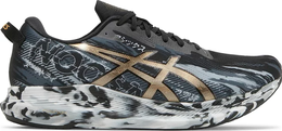 Asics: Чёрные кроссовки 