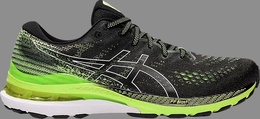 Asics: Чёрные кроссовки  Gel-Kayano 28