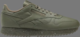 Reebok: Зелёные кроссовки  Classic Leather